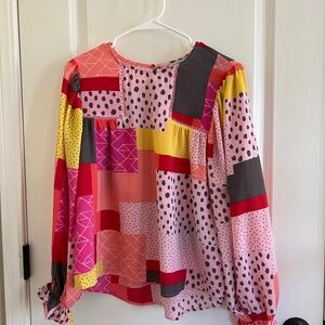 Fun Block Blouse